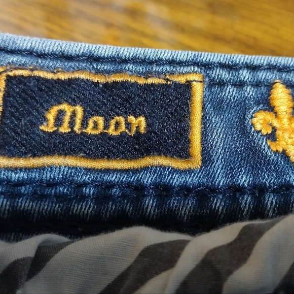 ROCK REVIVAL Moon Ankle Skinny Stretch Distressed Jeans Womens Size 24 Pre-owned - Picture 16 of 17